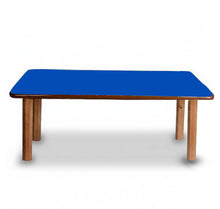 Load image into Gallery viewer, Brilla Wooden Classroom Table (6 Seater - Rectangle shape) for Preschools - Brilla: One-Stop Solution for Preschool Resources