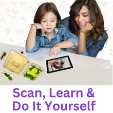 Load image into Gallery viewer, Wooden Puzzle Multilayered Pick and Place Puzzle for Learning Life Cycle of Frog with Scan & Learn - Brilla: One-Stop Solution for Preschool Resources