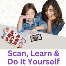 Load image into Gallery viewer, Wooden Puzzle - Educational Learning Domestic Animals with Scan & Learn - Brilla: One-Stop Solution for Preschool Resources