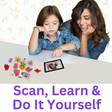 Load image into Gallery viewer, Wooden Puzzle - Educational Learning Flowers with Scan & Learn