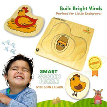 Load image into Gallery viewer, Wooden Puzzle for kids : Learning Life Cycle of Hen with Scan & Learn. - Brilla: One-Stop Solution for Preschool Resources