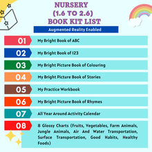 Load image into Gallery viewer, Preschool Books - Complete Smart Book Kit for Nursery level 3-4 Years (RFQ) - Brilla: One-Stop Solution for Preschool Resources