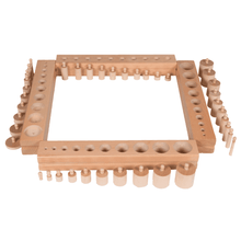 Load image into Gallery viewer, Montessori Knobbed Cylinders Large (Set of 4)(RFQ) - Brilla: One-Stop Solution for Preschool Resources