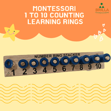 Load image into Gallery viewer, Number Ring Stacker for Learning Numbers - Brilla: One-Stop Solution for Preschool Resources