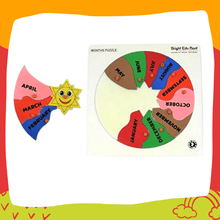 Load image into Gallery viewer, Montessori Materials - Wooden puzzle for Learning Months of the Year