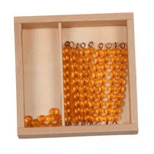 Load image into Gallery viewer, Montessori Materials - Golden Beads & Bead Bars for Seguin Boards