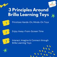 Load image into Gallery viewer, Montessori Materials - Wooden 5 Shape Stacker (15 pieces) for Kids