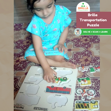 Load image into Gallery viewer, brilla wooden educational toys wooden puzzles for kids Wooden Puzzle Tray-Transport for Kids Best Educational Wooden Puzzle Tray -Transport for Kids Best Montessori Material for Kids  Best Montessori Wooden Puzzle Tray -Transport for Kids for Preschoolers Best Montessori Material In India  Best Montessori Material In Bangalore The Best Brilla Wooden Puzzle Tray -Transport for Kids Brilla Educational toys  buy montessori Activity buy Wooden Montessori materials for kids
