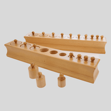 Load image into Gallery viewer, Montessori Knobbed Cylinders Large (Set of 4)(RFQ) - Brilla: One-Stop Solution for Preschool Resources