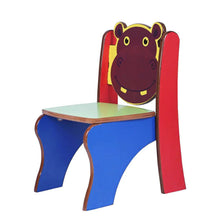 Load image into Gallery viewer, Brilla Wooden Kids Chairs, Durable and Comfortable with Backrest, Perfect for 2 to 6 Years, Study, Play, Dining, Preschool Classrooms, Small Wood Chairs for Kids, Single Seater Table Chair Set for Home (RFQ) - Brilla: One-Stop Solution for Preschool Resources