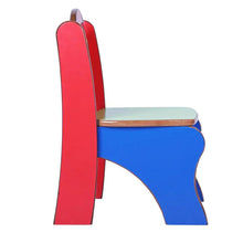 Load image into Gallery viewer, Brilla Wooden Kids Chairs, Durable and Comfortable with Backrest, Perfect for 2 to 6 Years, Study, Play, Dining, Preschool Classrooms, Small Wood Chairs for Kids, Single Seater Table Chair Set for Home (RFQ) - Brilla: One-Stop Solution for Preschool Resources