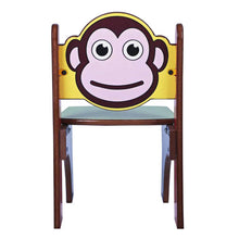 Load image into Gallery viewer, Brilla Wooden Kids Chairs, Durable and Comfortable with Backrest, Perfect for 2 to 6 Years, Study, Play, Dining, Preschool Classrooms, Small Wood Chairs for Kids, Single Seater Table Chair Set for Home (RFQ) - Brilla: One-Stop Solution for Preschool Resources