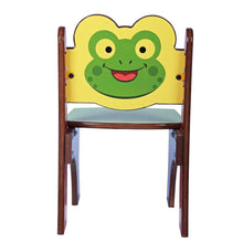 Load image into Gallery viewer, Brilla Wooden Kids Chairs, Durable and Comfortable with Backrest, Perfect for 2 to 6 Years, Study, Play, Dining, Preschool Classrooms, Small Wood Chairs for Kids, Single Seater Table Chair Set for Home (RFQ) - Brilla: One-Stop Solution for Preschool Resources