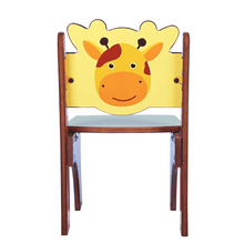 Load image into Gallery viewer, Brilla Wooden Kids Chairs, Durable and Comfortable with Backrest, Perfect for 2 to 6 Years, Study, Play, Dining, Preschool Classrooms, Small Wood Chairs for Kids, Single Seater Table Chair Set for Home (RFQ) - Brilla: One-Stop Solution for Preschool Resources