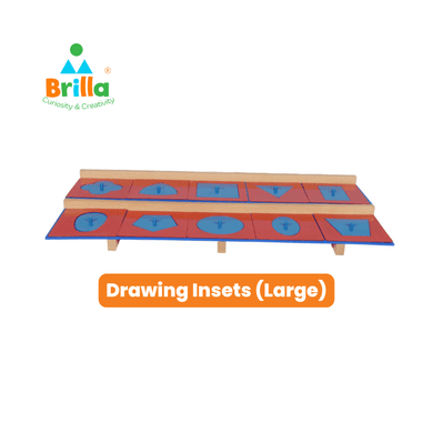 Montessori Materials - Large Complete Drawing Insets Set for Kids