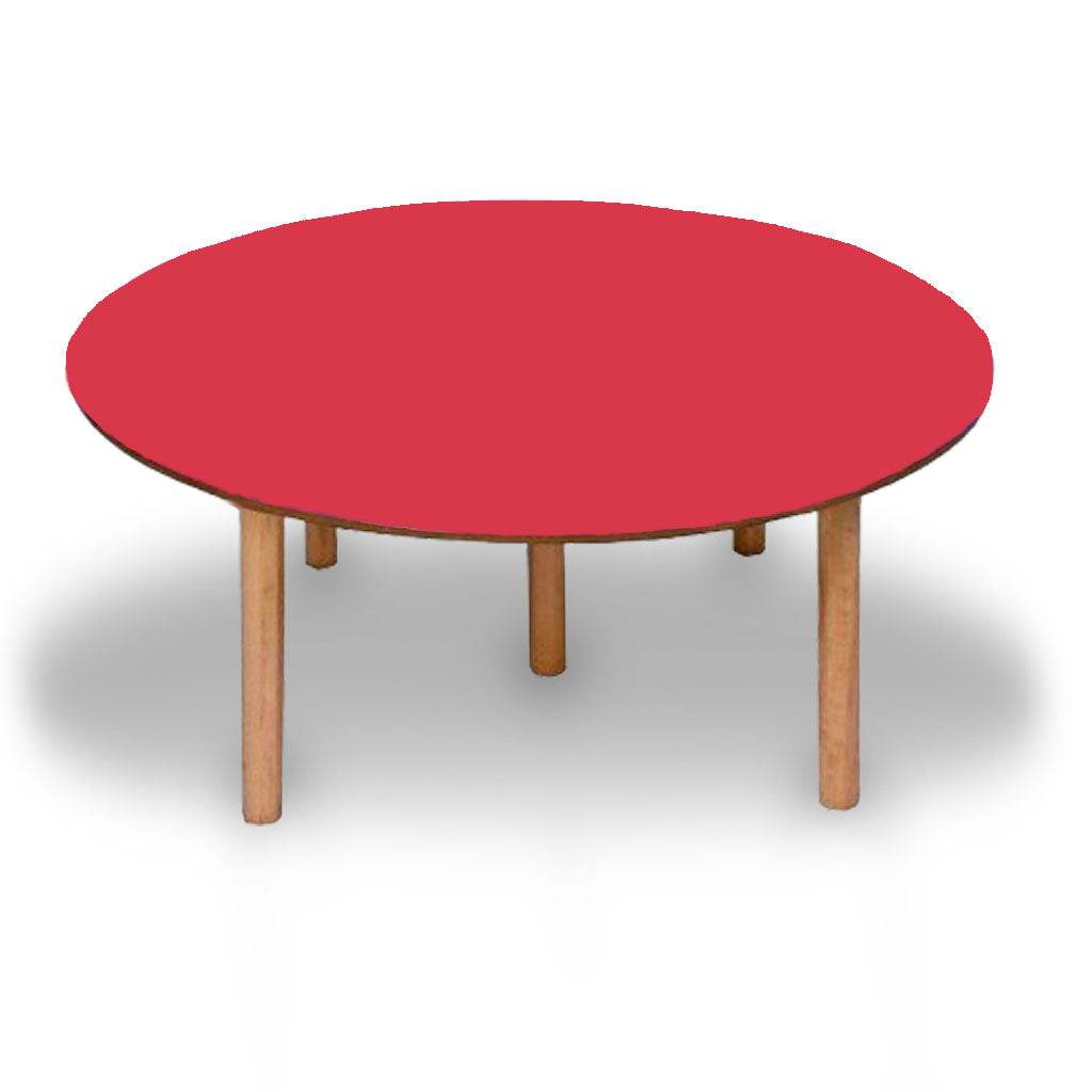 Montessori Materials - Durable Wooden Round Table for Kids 2-6 yrs