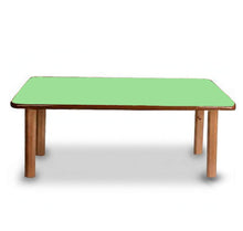 Load image into Gallery viewer, Brilla Wooden Classroom Table (6 Seater - Rectangle shape) for Preschools - Brilla: One-Stop Solution for Preschool Resources
