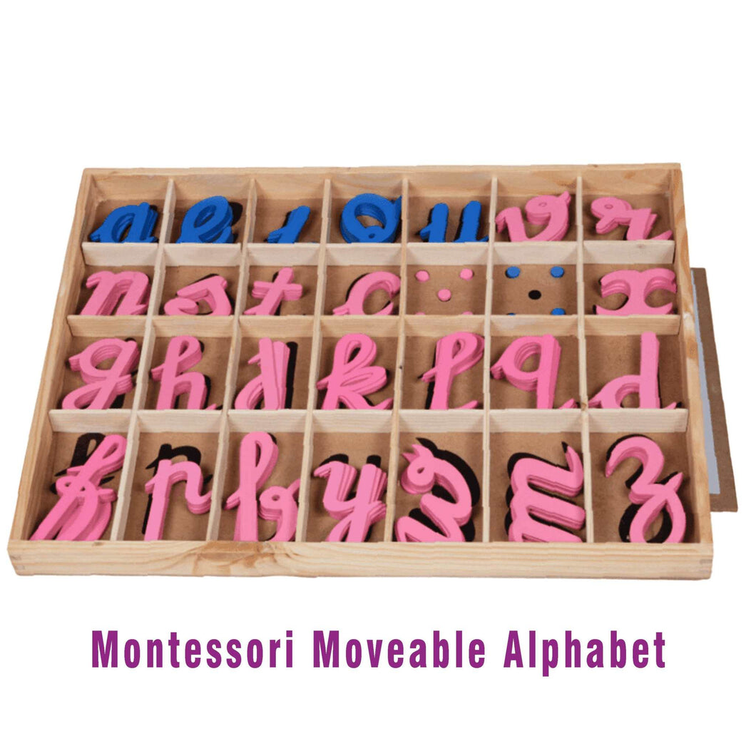 Montessori Material - Movable Alphabet for Early Language Learning
