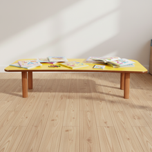 Load image into Gallery viewer, Brilla Wooden Montessori Activity Chowki 6 Seater for Preschools
