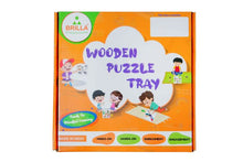 Load image into Gallery viewer, Brilla Wooden Educational Pick &amp; Fix Jigsaw Puzzle for kids Dragon Fly &amp; Snail with Scan &amp; Learn (Set of 2)
