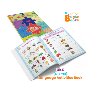 Preschool Books for UKG Level - My Bright Book of Language Activity
