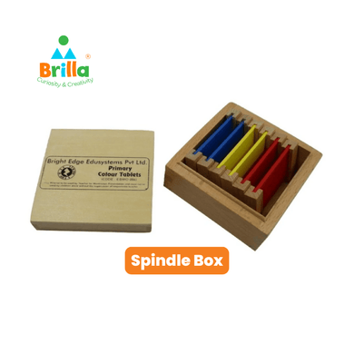 Montessori Materials -Montessori Spindle Box for Color Recognition