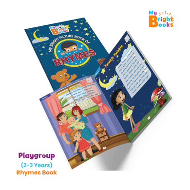 Preschool Books for Playgroup - Bright Picture Book of Toddler Rhymes. - Brilla: One-Stop Solution for Preschool Resources