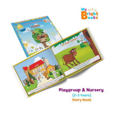 Preschool Books for Playgroup & Nursery-Bright Picture Book of Stories - Brilla: One-Stop Solution for Preschool Resources