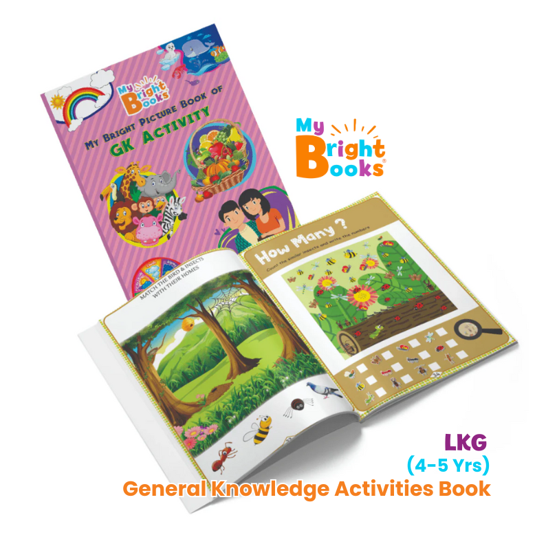 Preschool Books for LKG - Bright Book of General Knowledge Activities.