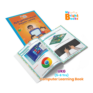 Preschool Books for UKG - My Bright Picture Book of Computer Learning.