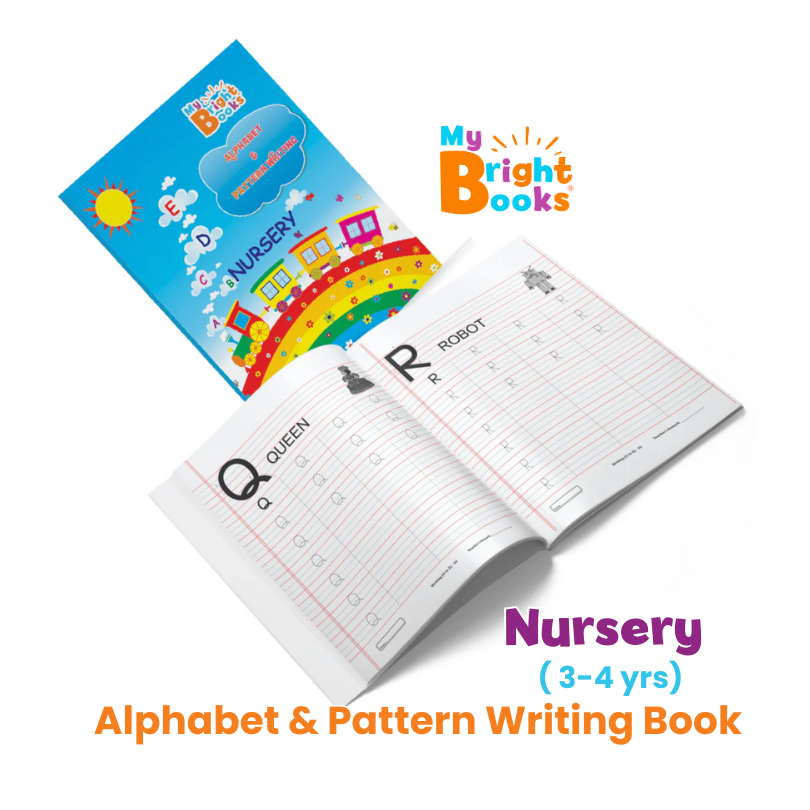 Preschool Books for Nursery - Alphabet & Pattern Writing (Activity Book).