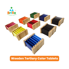 Load image into Gallery viewer, Montessori Materials - Premium Wooden Tertiary Color Tablets for Kids
