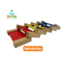 Load image into Gallery viewer, Montessori Materials -Montessori Spindle Box for Color Recognition
