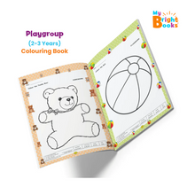 Load image into Gallery viewer, Preschool Books for Playgroup - My Bright Picture Book of Colouring
