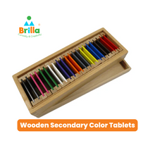 Load image into Gallery viewer, Montessori Materials for Kids - Secondary Colour Tablets for Learning
