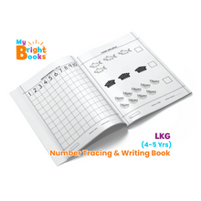 Load image into Gallery viewer, Preschool Books for LKG -Bright Book of Number Tracing (Activity Book)
