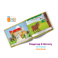Load image into Gallery viewer, Preschool Books for Playgroup &amp; Nursery-Bright Picture Book of Stories
