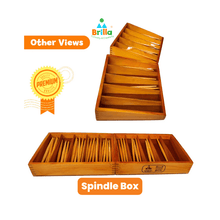 Load image into Gallery viewer, Spindle Box Montessori- Montessori Math Learning for Kids - Brilla: One-Stop Solution for Preschool Resources
