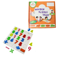 Load image into Gallery viewer, Wooden Learning Educational Number Chunky Puzzle
