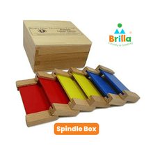 Load image into Gallery viewer, Montessori Materials -Montessori Spindle Box for Color Recognition
