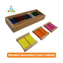 Load image into Gallery viewer, Montessori Materials for Kids - Secondary Colour Tablets for Learning
