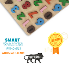 Load image into Gallery viewer, Wooden Learning Educational Number Chunky Puzzle
