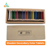 Load image into Gallery viewer, Montessori Materials for Kids - Secondary Colour Tablets for Learning
