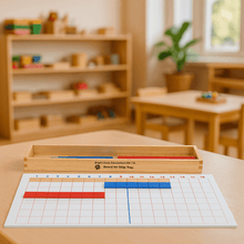 Load image into Gallery viewer, Montessori Material -Subtraction Strip Board for Kids 50-70 characters
