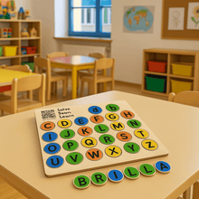 Load image into Gallery viewer, Montessori Materials Wooden Alphabet Toys - Capital &amp; Small Letters
