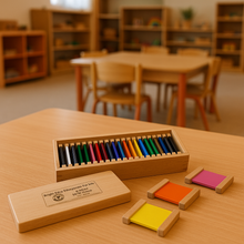 Load image into Gallery viewer, Montessori Materials for Kids - Secondary Colour Tablets for Learning
