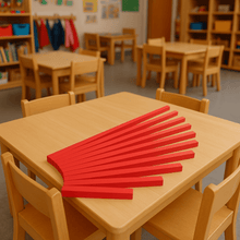 Load image into Gallery viewer, Montessori Materials - Large Red Rods for Visual Discrimination

