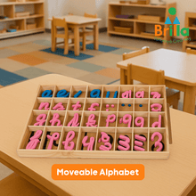 Load image into Gallery viewer, Montessori Material - Movable Alphabet for Early Language Learning

