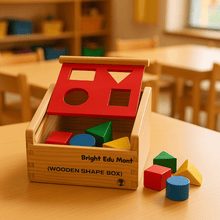 Load image into Gallery viewer, Montessori materials - Wooden Shape Sorting Puzzle for Kids Play
