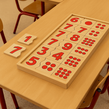 Load image into Gallery viewer, Brilla Wooden Preschool Activity material Counting Dot Pairing Set - Brilla: One-Stop Solution for Preschool Resources
